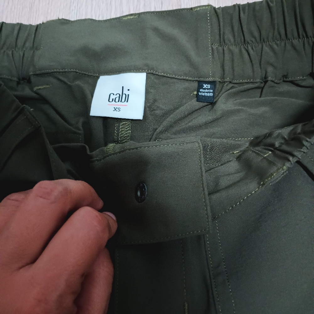 Cabi! New! Without Tag Olive Green Cargo Pants - Picture 9 of 13